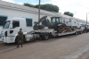 Batalhão recebe materiais e equipamentos de engenharia utilizados na MINUSTAH
